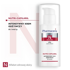 PHARMACERIS N  NUTRI-CAPILARIL INTENSYWNY KREM ODŻYWCZY DO TWARZY 50 ML